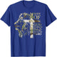 Retro Man of God Husband Daddy Protector Hero Redleg Camo T-Shirt - T-Shirt | Royal