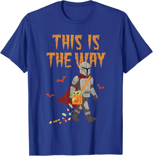 Star Wars: The Mandalorian Halloween Mando Grogu Is My Way T-Shirt - T-Shirt | Royal