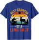 Vintage Best Grandpa By A Long Shot Deer Hunting For Hunter T-Shirt - T-Shirt | Royal