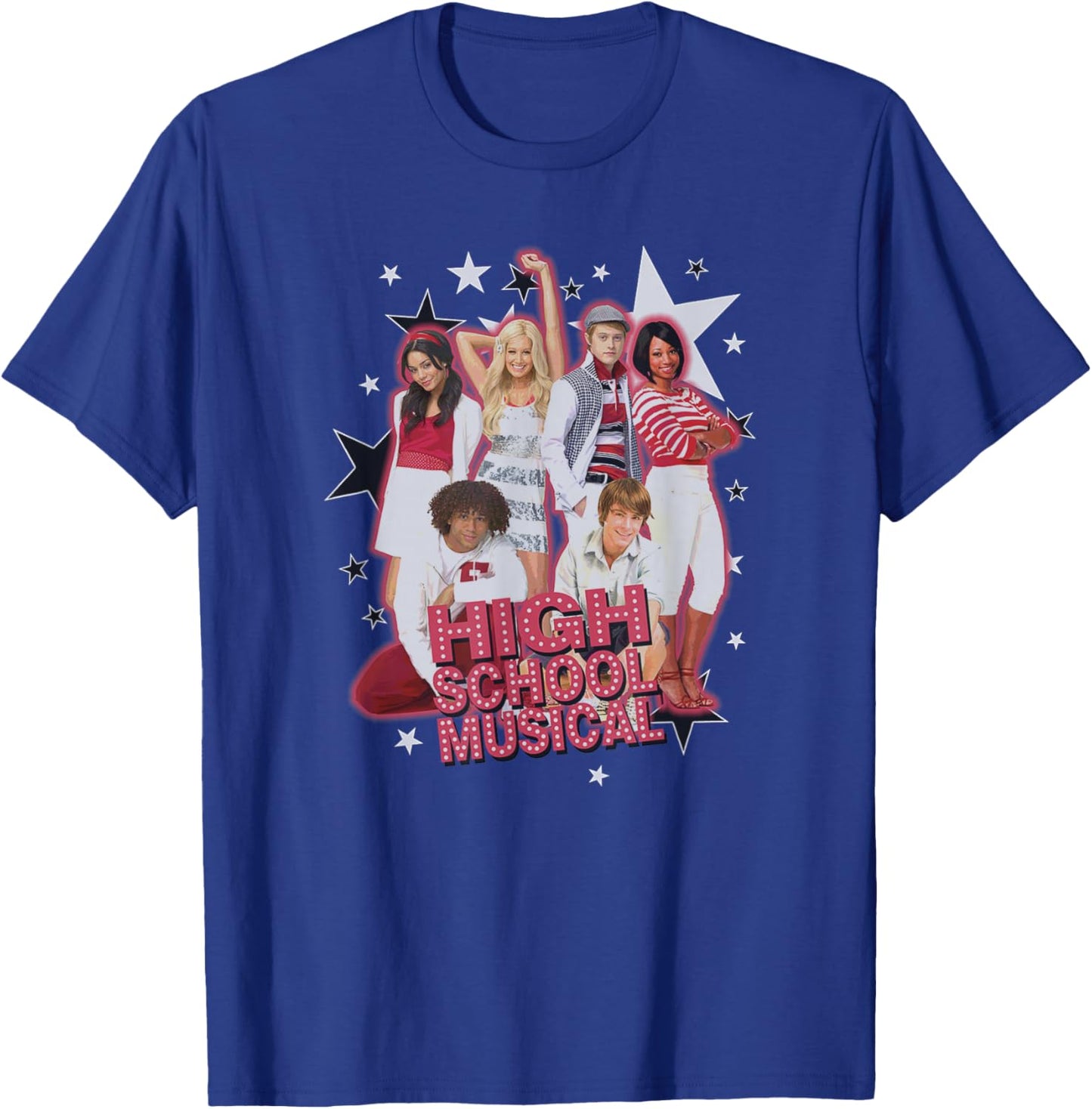 Disney High School Musical The Series Vintage Group Shot T-Shirt - T-Shirt | Royal