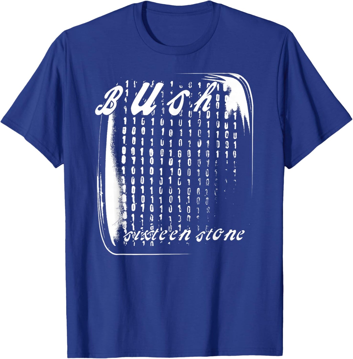 Bush – White Logo On Red T-Shirt - T-Shirt | Royal