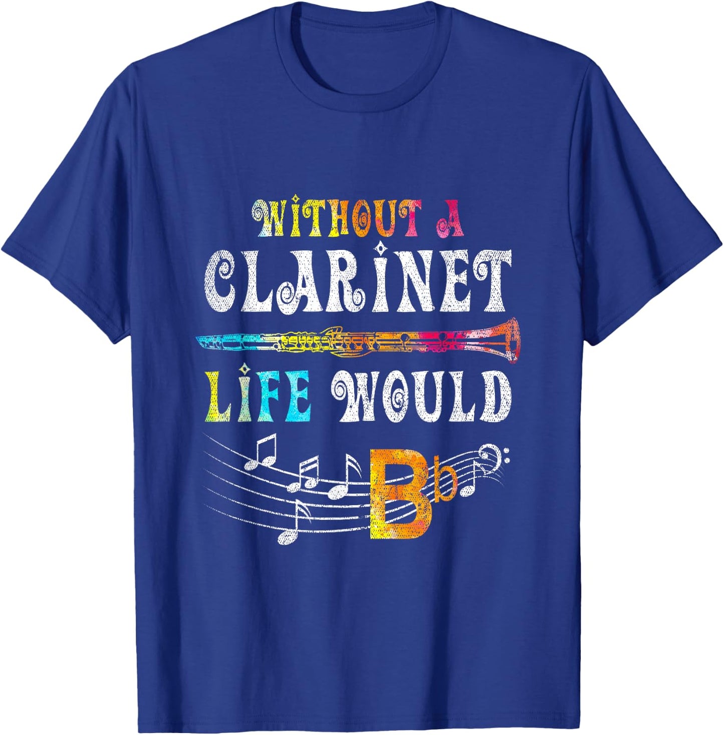 Orchestra Musician Gift Funny Clarinet T-Shirt - T-Shirt | Royal