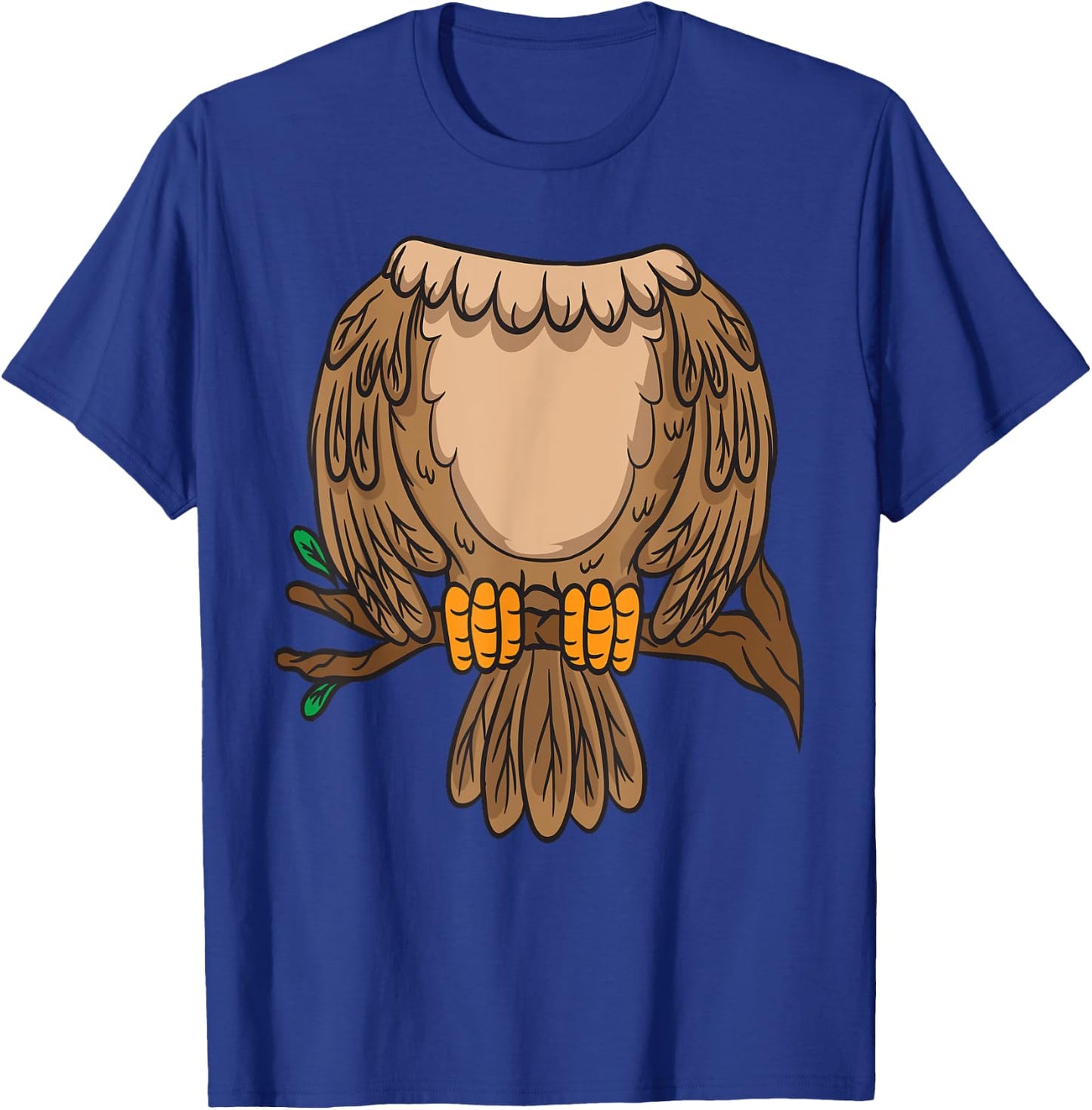 Funny Headless Owl Halloween Night Bird Costume Easy Outfit T-Shirt - T-Shirt | Royal