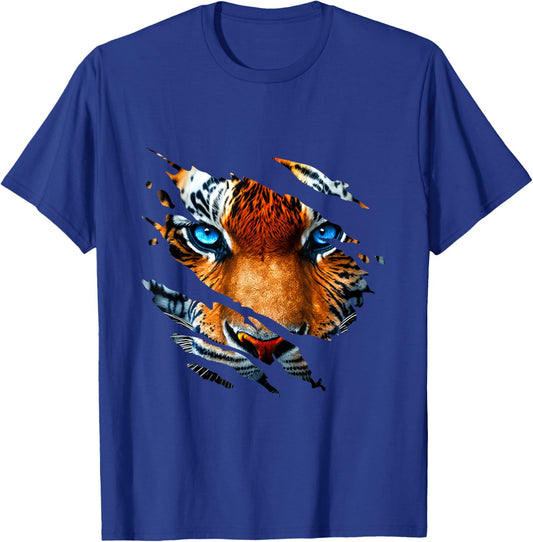 Tiger Eye Zoo Safari Big Cat Zookeeper Or Zoologist T-Shirt - T-Shirt | Royal