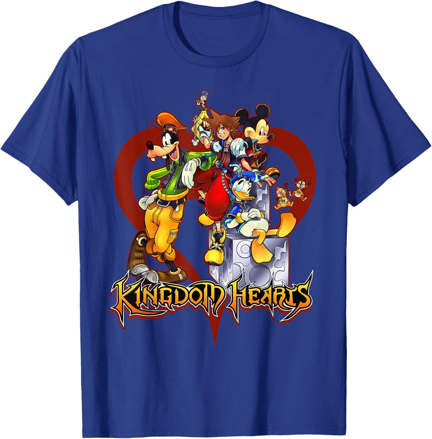 Kingdom Hearts - Sora Mickey Donald Goofy T-Shirt - T-Shirt | Royal