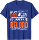 Gun Ammunition Go Pew Reload and Try Again T-Shirt - T-Shirt | Royal