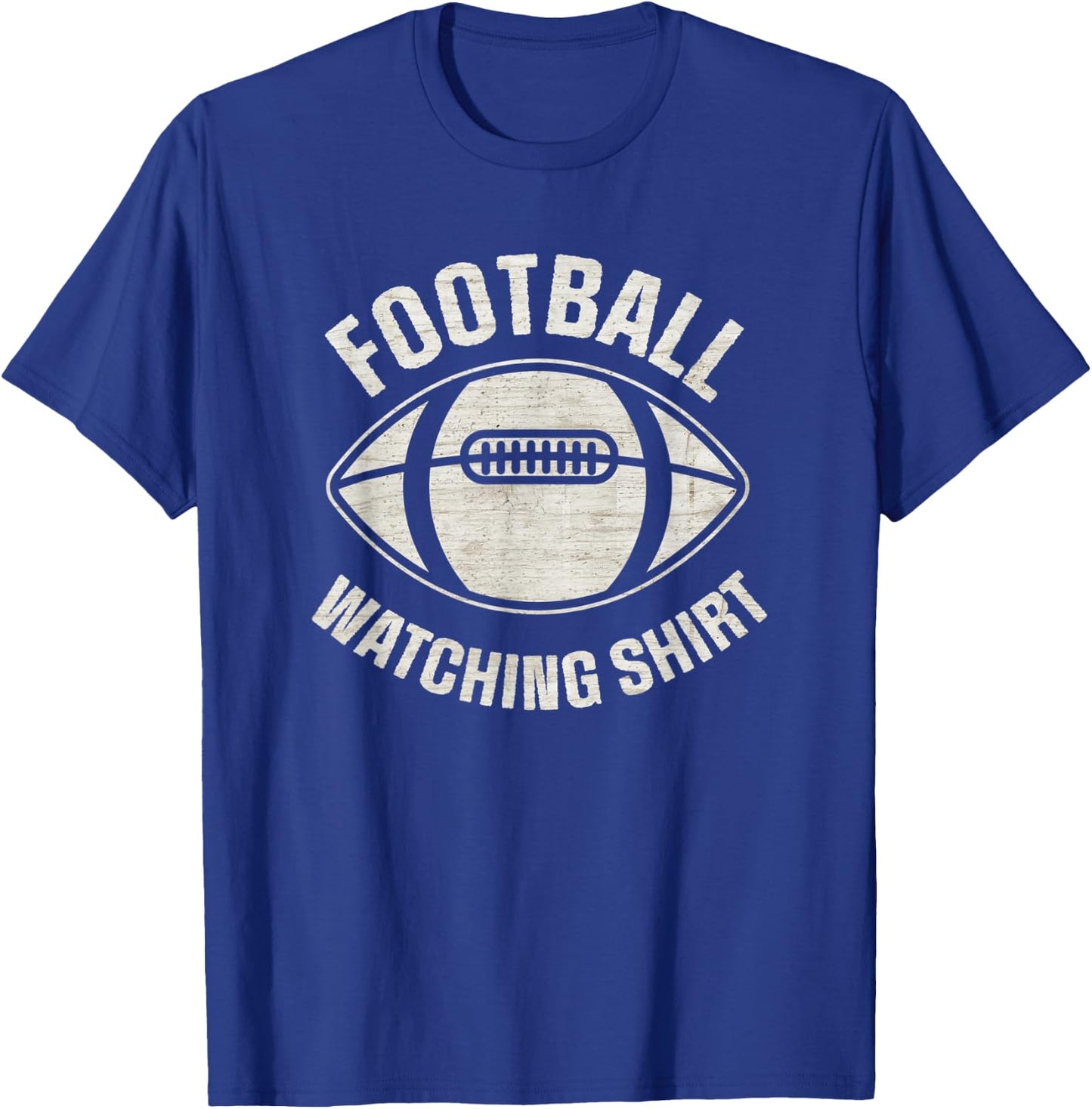 Football Watching Shirt with Football Graphic Logo Generic T-Shirt - T-Shirt | Royal