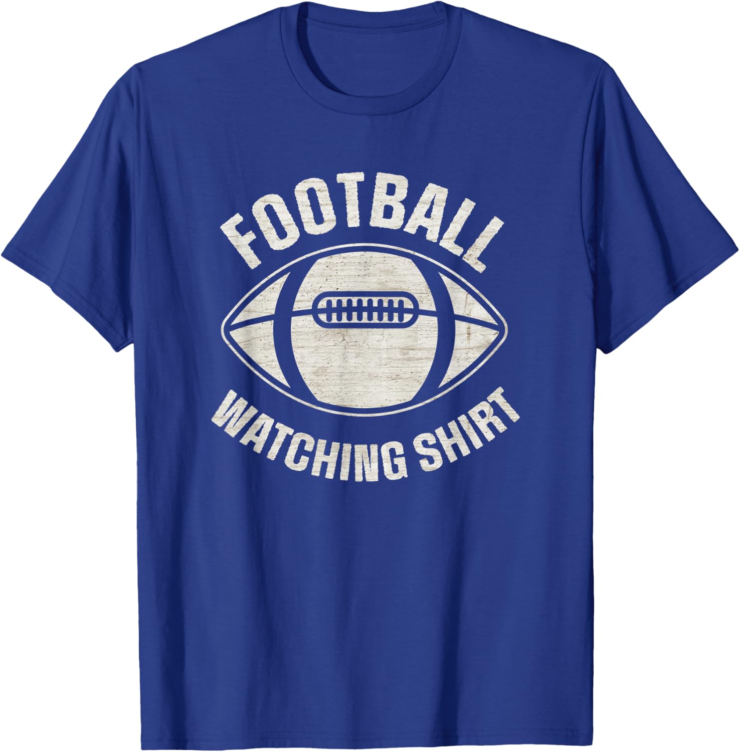 Football Watching Shirt with Football Graphic Logo Generic T-Shirt - T-Shirt | Royal