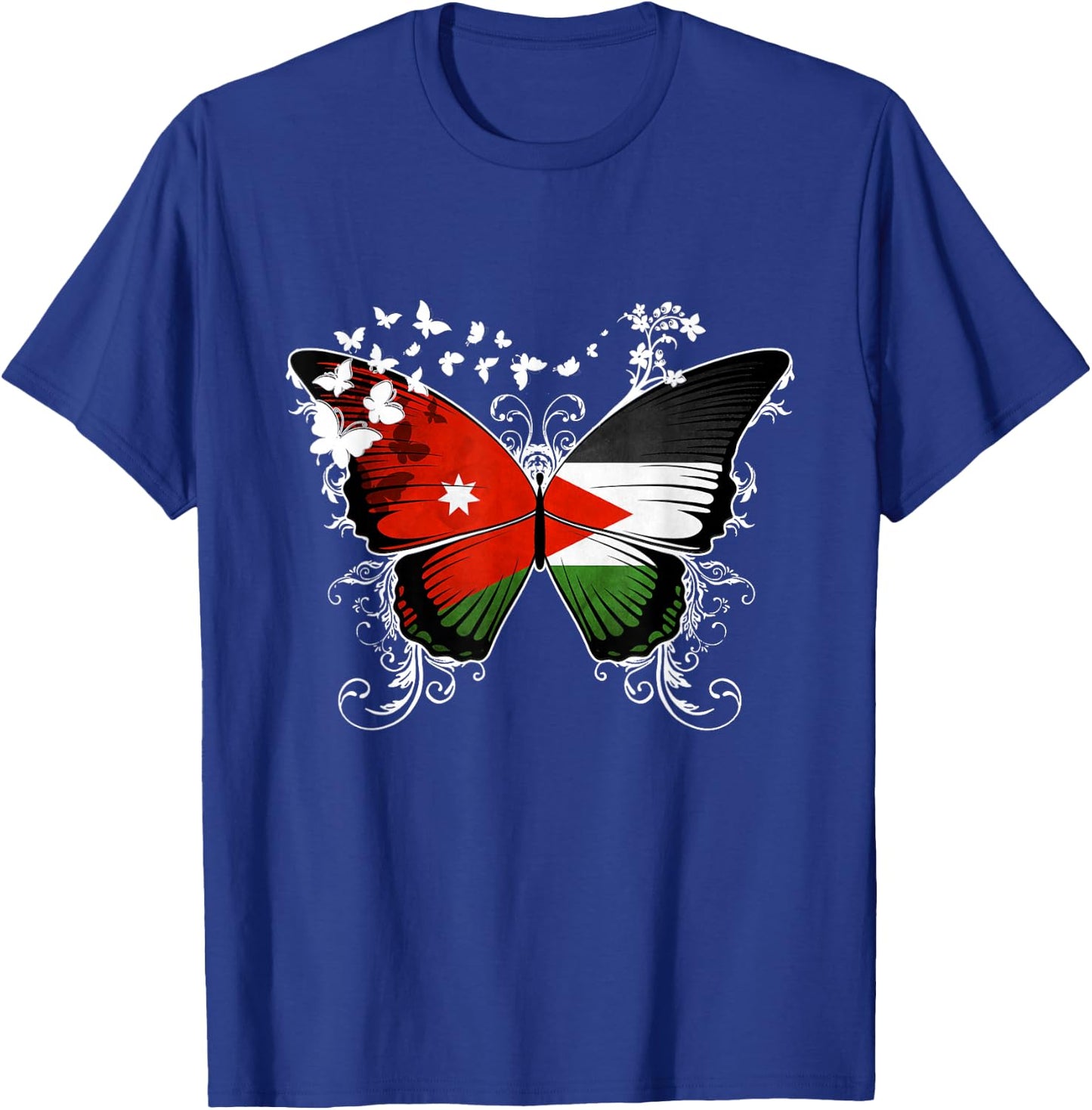Jordan Flag Jordanian T-Shirt - T-Shirt | Royal