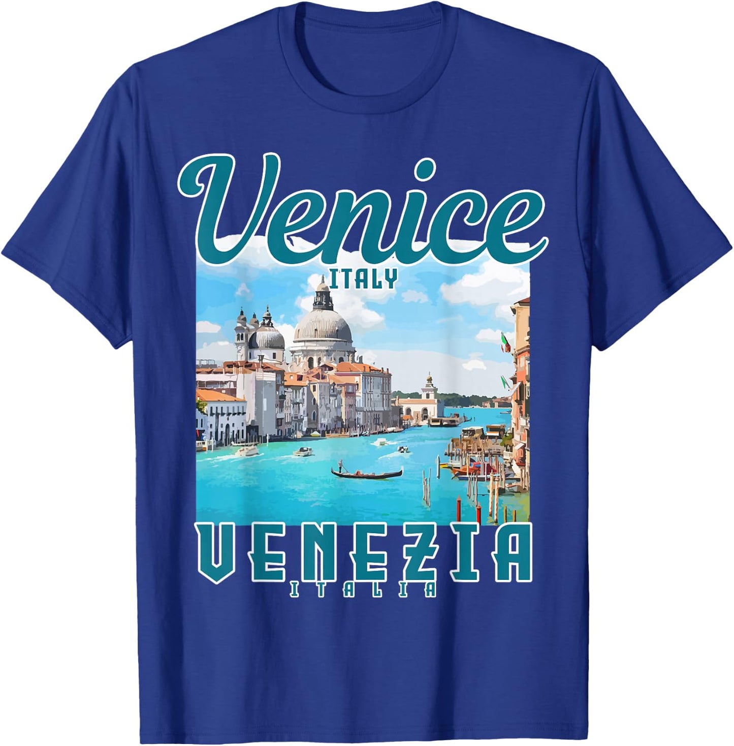 Venice Italy Venice Vintage Souvenir T-Shirt - T-Shirt | Royal