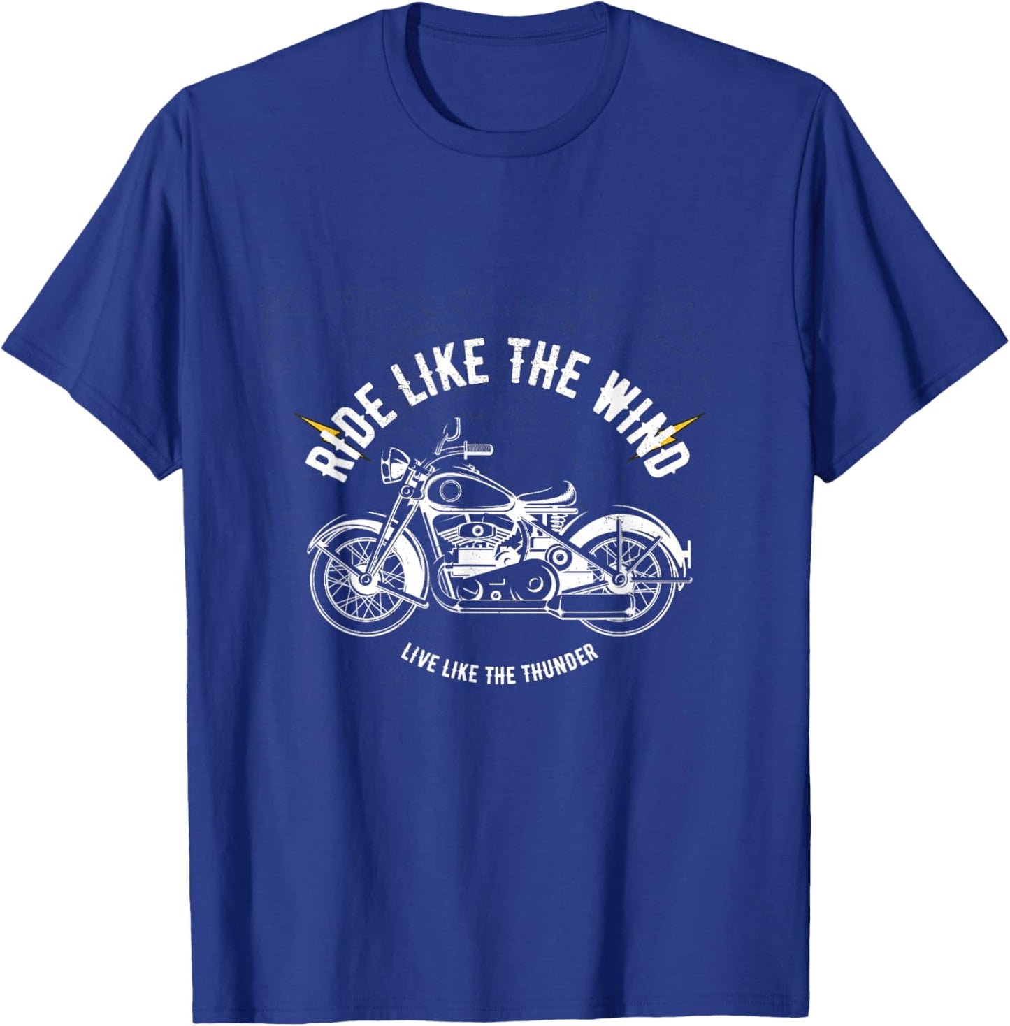 Ride Like the Wind Biker T-Shirt - T-Shirt | Royal