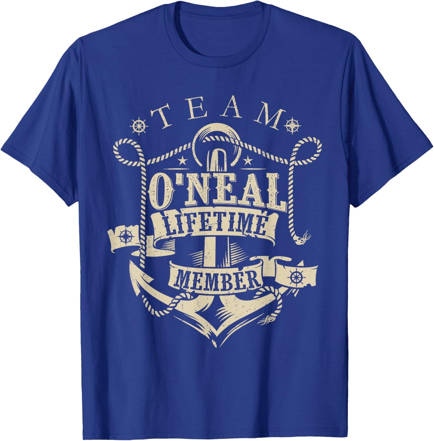 Team O’NEAL Lifetime Member Vintage O’NEAL Family Name T-Shirt - T-Shirt | Royal