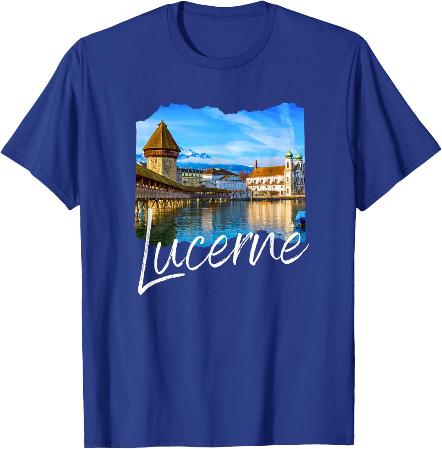 Lucerne Switzerland Souvenir Lucerne T-Shirt - T-Shirt | Royal