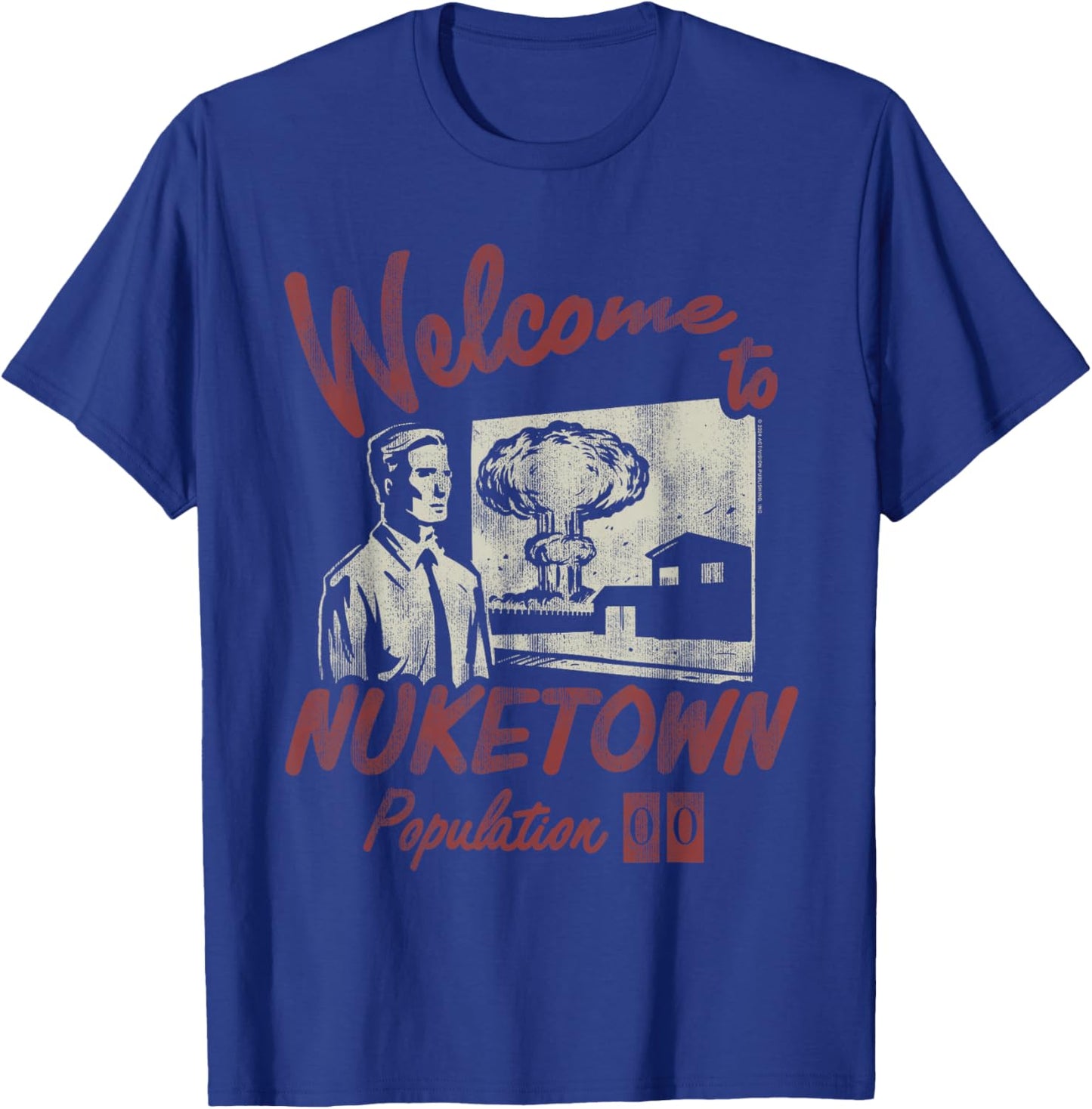 Call of Duty Welcome to Nuketown Population 00 Video Game T-Shirt - T-Shirt | Royal