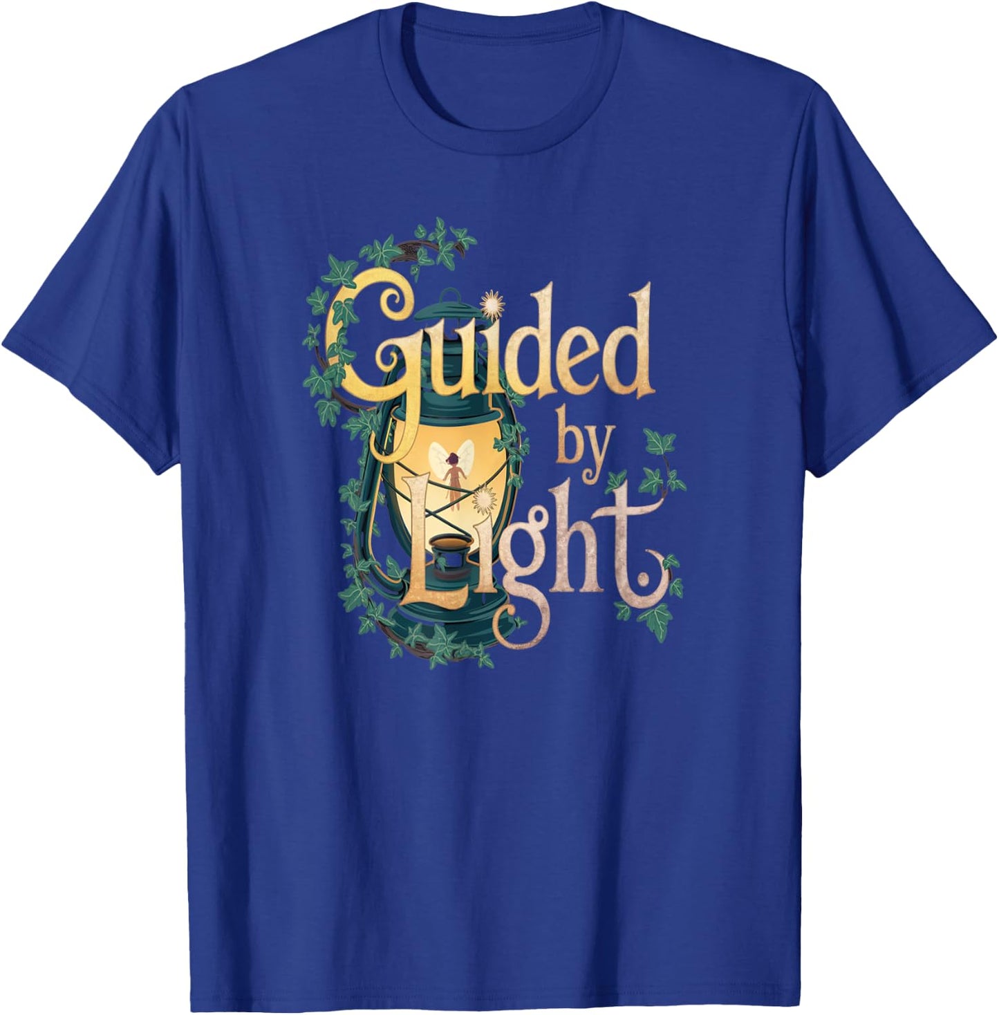Guided By Light Lantern Fairy Nature T-Shirt - T-Shirt | Royal