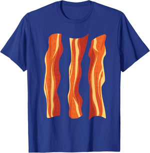 Cool Bacon Halloween Costume Eater | Funny Lazy DIY Gift T-Shirt - T-Shirt | Royal