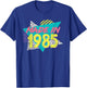 Made in 1985 Retro Vintage 40th Birthday T-Shirt - T-Shirt | Royal
