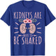 Get Well Kidney Transplant Gifts Co. Kidney Donor Awareness - Adults, Black, Small, Short Sleeve, Graphic Floral, Crew Collar, Regular Fit T-Shirt - T-Shirt | Royal