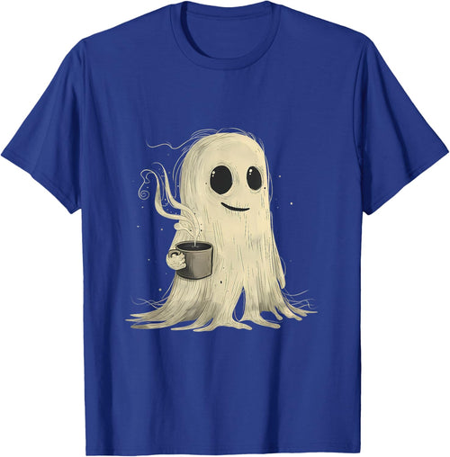 Spooky Ghost Costume Coffee Funny Halloween Costume