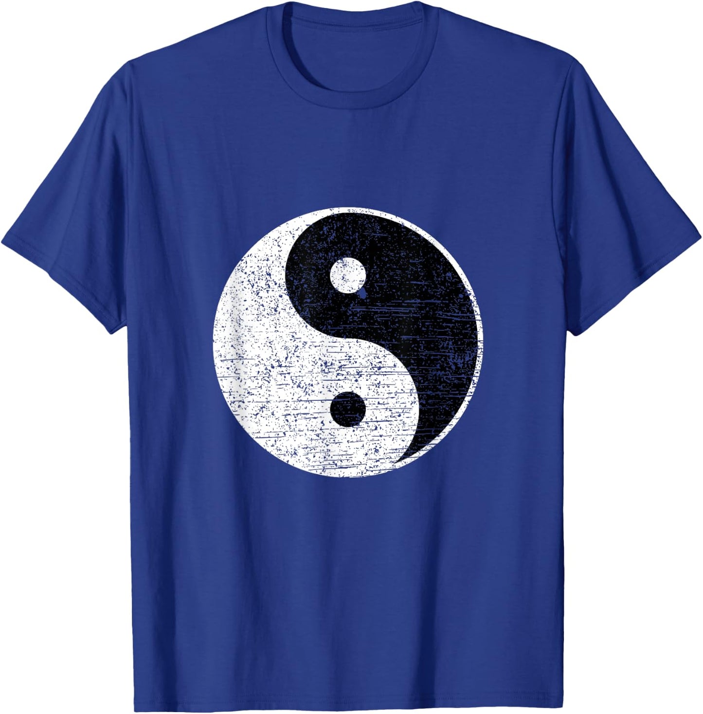 Yin And Yang Black White Abstract Asian Art Style Yoga Gift T-Shirt - T-Shirt | Royal