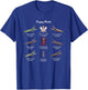 Types Of Praying Mantis Insect Collector Entomologist T-Shirt - T-Shirt | Royal