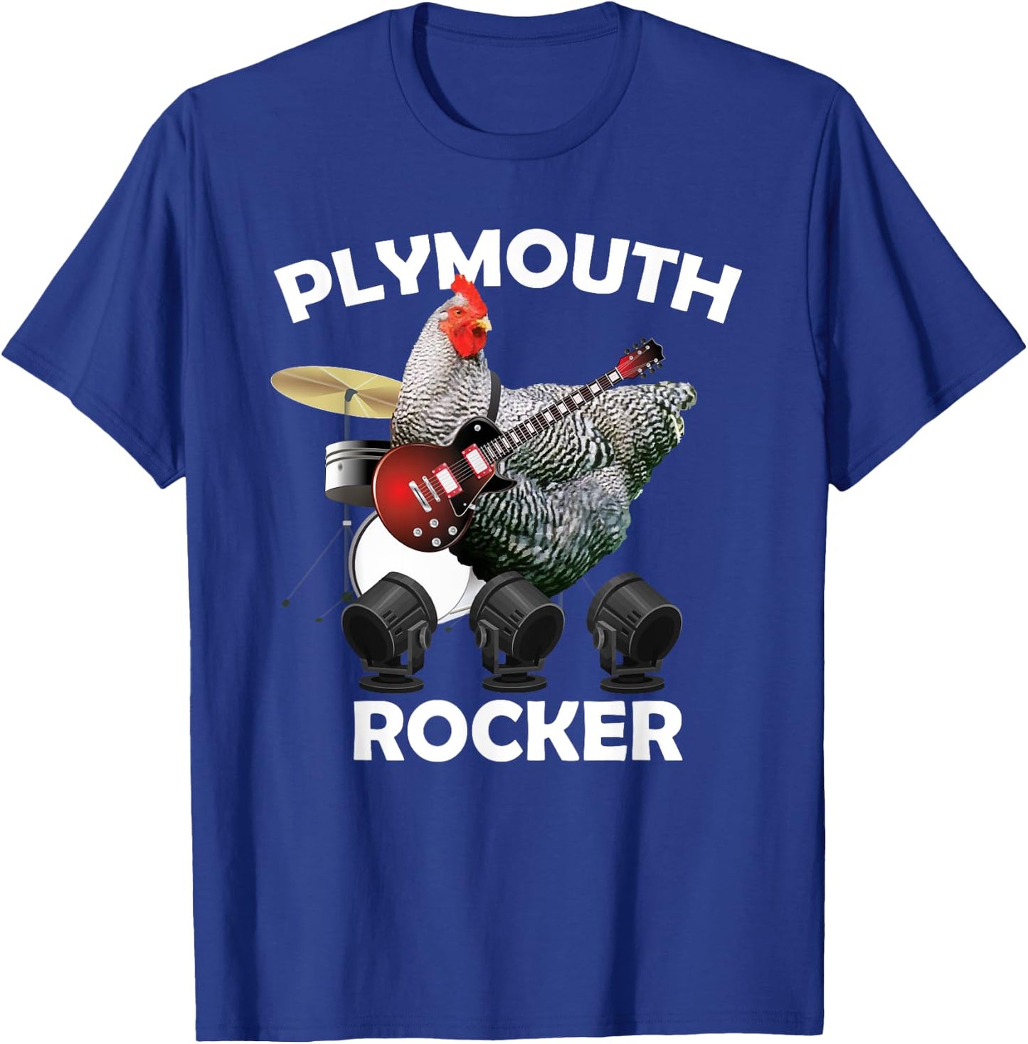Many Layers of Humor Plymouth Rock Chicken Humor Gift T-Shirt - T-Shirt | Royal