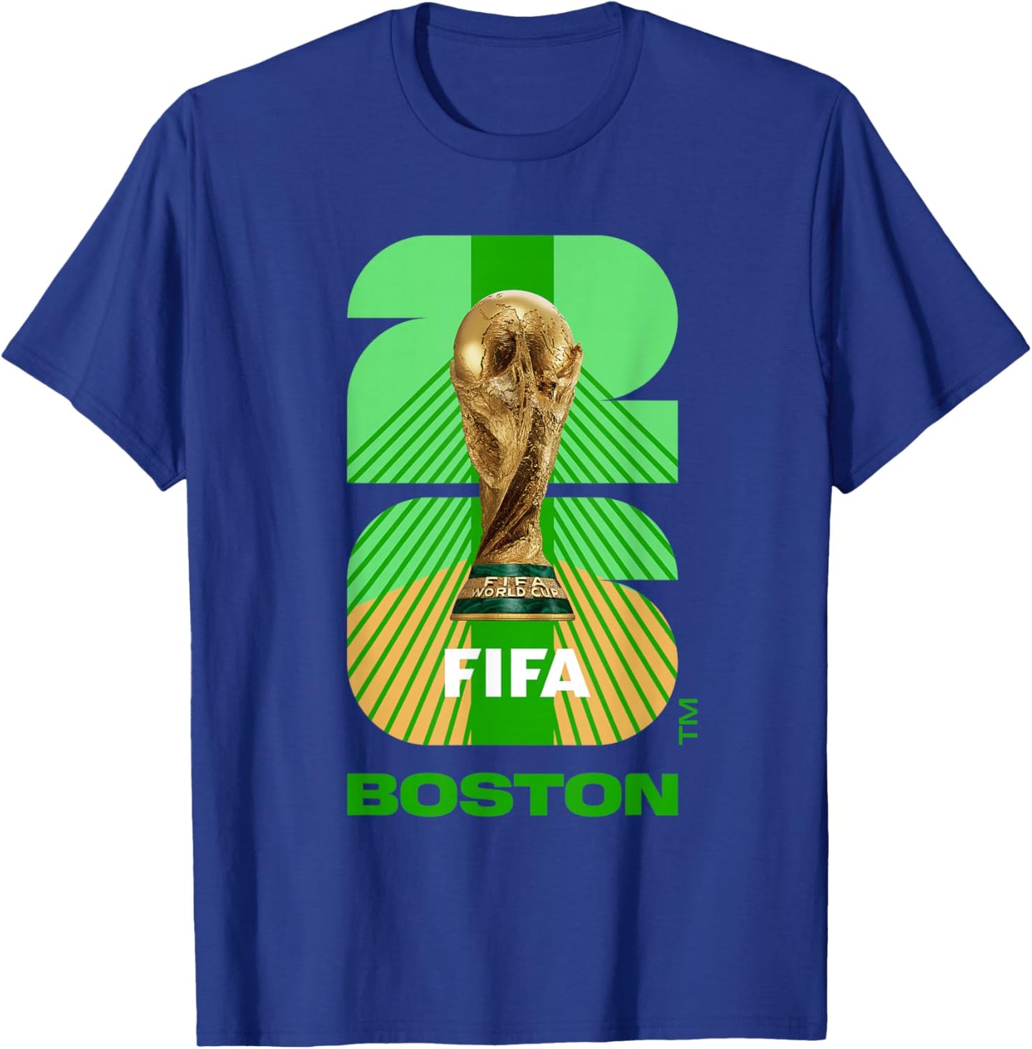 FIFA World CUP26 Boston Trophy Color T-Shirt - T-Shirt | Royal
