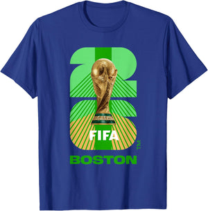 FIFA World CUP26 Boston Trophy Color T-Shirt - T-Shirt | Royal