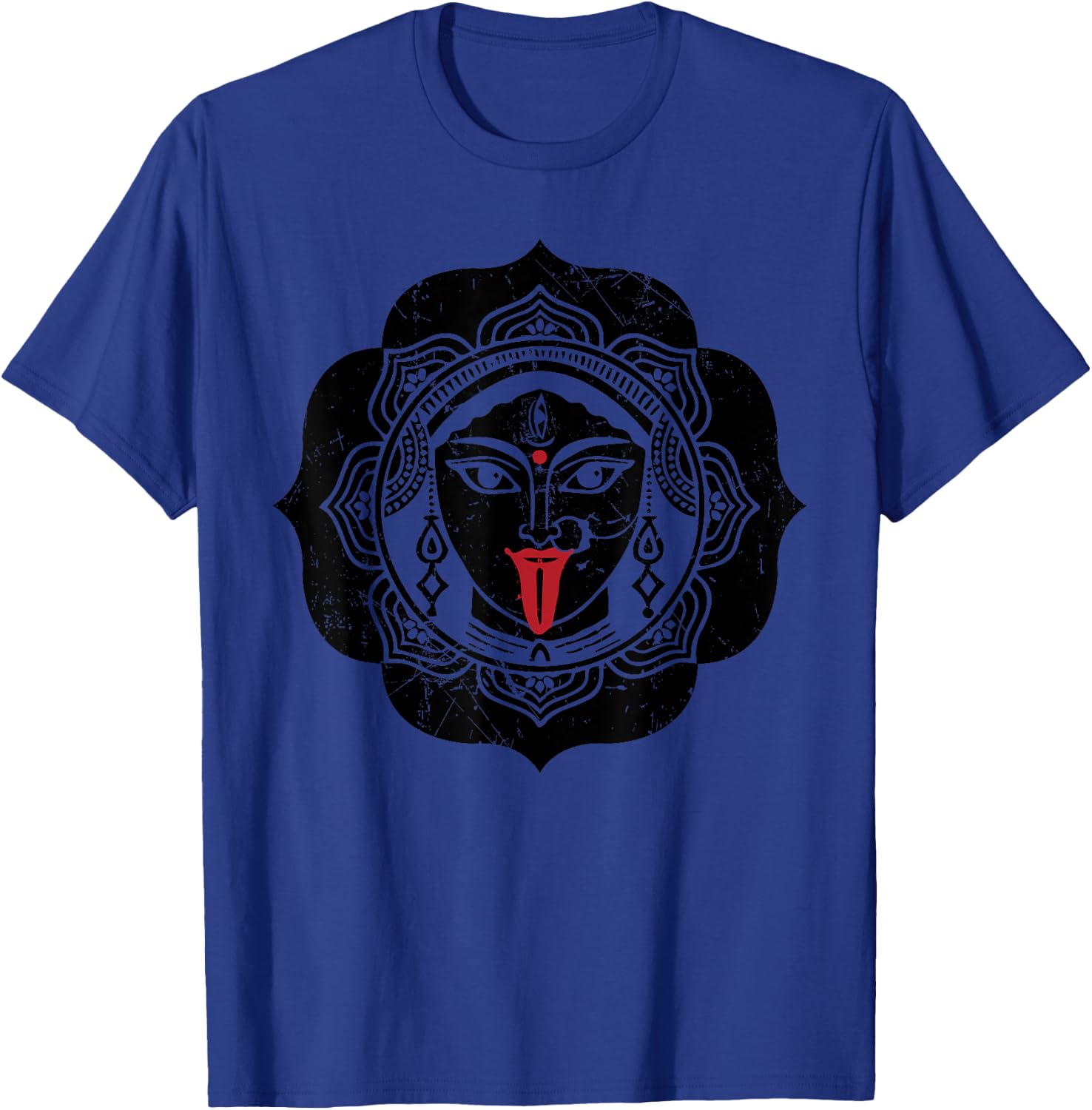Kali Hindu Deity Goddess Indian Sacred Yoga Puja Kali T-Shirt - T-Shirt | Royal
