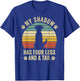 Retro Vintage My Shadow Has Four Legs And A Tail T-Shirt - T-Shirt | Royal
