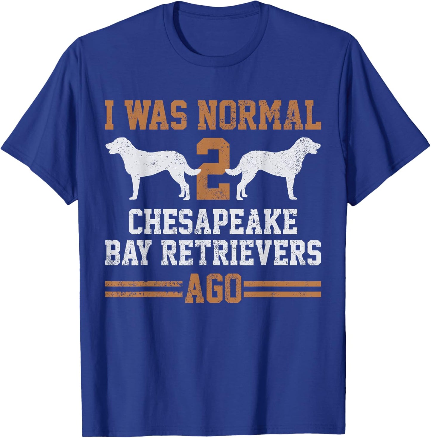 Awesome Dog Gifts Chesapeake Bay Retriever Dog - Men's Black Short Sleeve Classic Fit Cotton 60% Polyester 40% S T-Shirt - T-Shirt | Royal