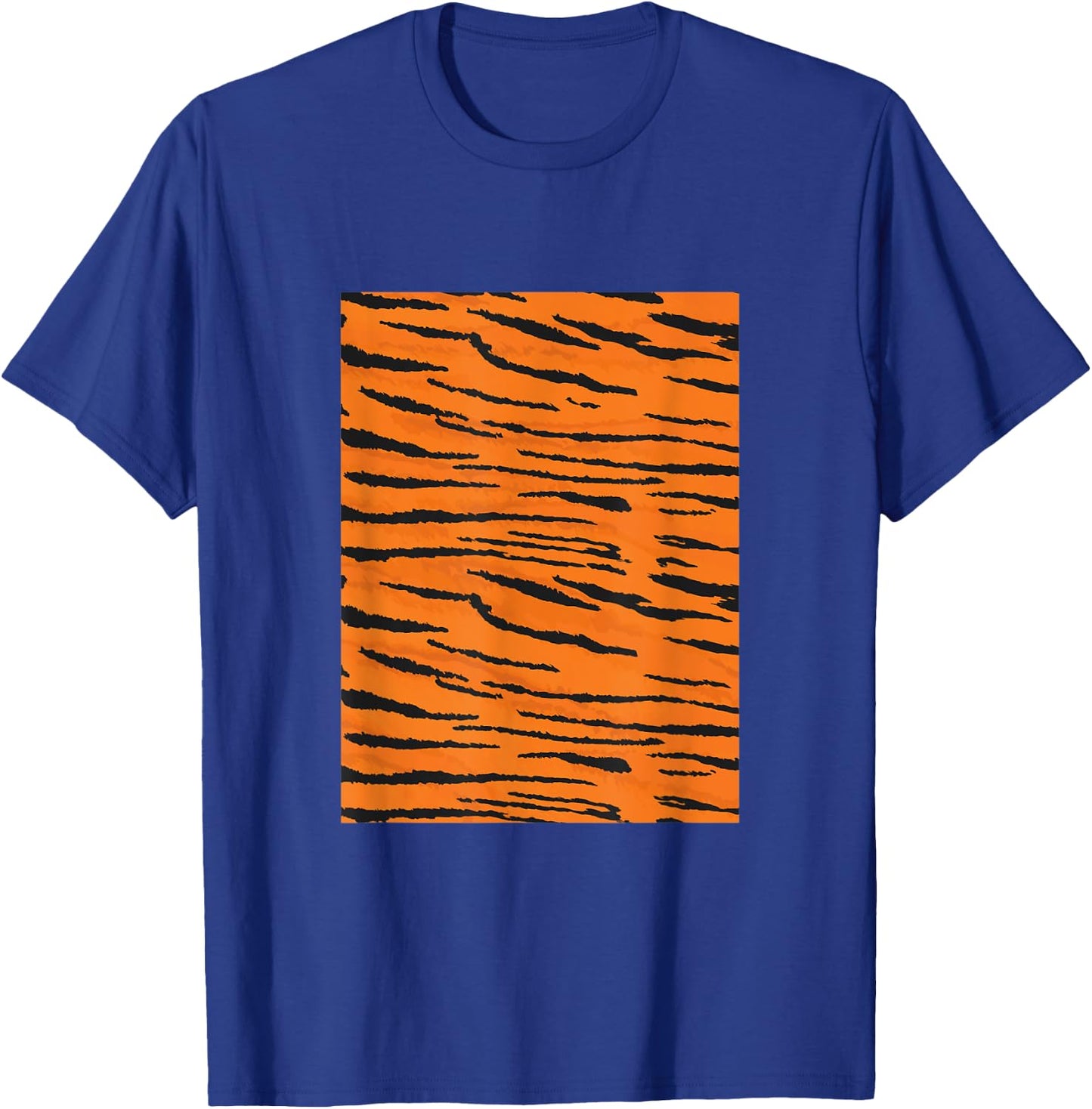 Tiger Print - Easy Costume Idea T-Shirt - T-Shirt | Royal