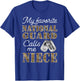 My Favorite National Guard Calls Me Niece Proud Army Niece T-Shirt - T-Shirt | Royal