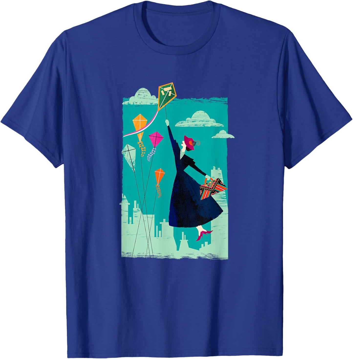 Disney Mary Poppins Returns Kites in The Sky T-Shirt - T-Shirt | Royal