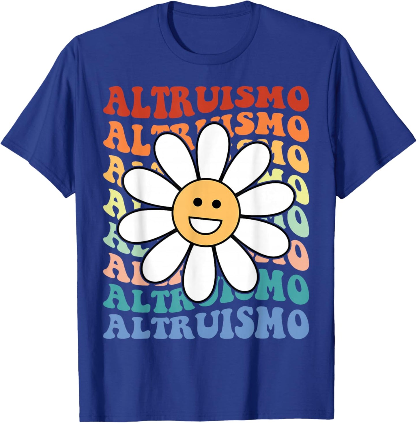 Altruismo Selfless Giving Inspiration Retro Groovy Altruismo T-Shirt - T-Shirt | Royal