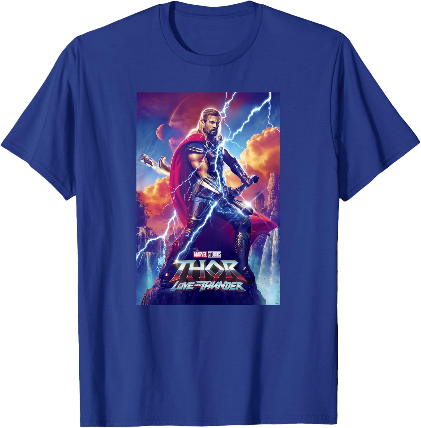 Marvel Thor: Love and Thunder Thor Odinson Poster T-Shirt - T-Shirt | Royal