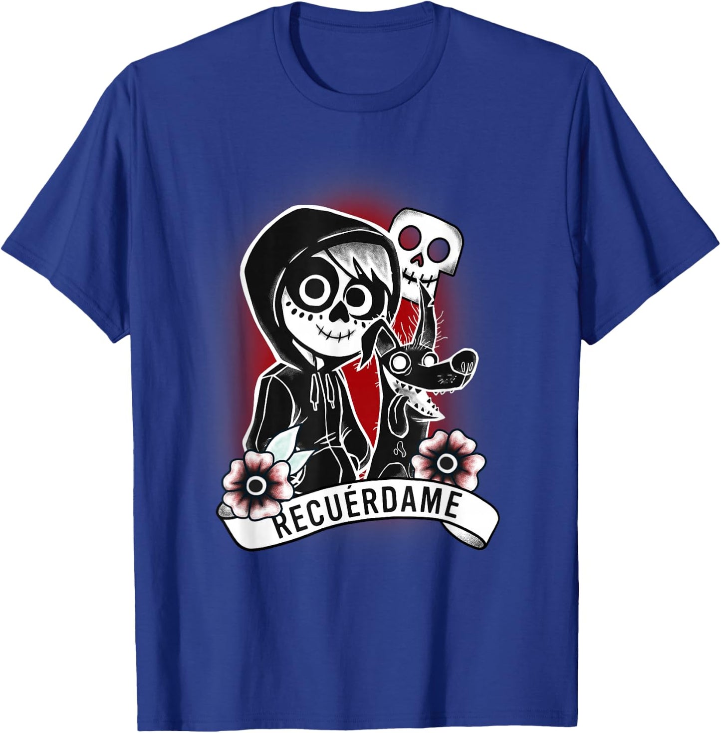 Disney Pixar Coco Miguel Recuerdame Portrait T-Shirt - T-Shirt | Royal