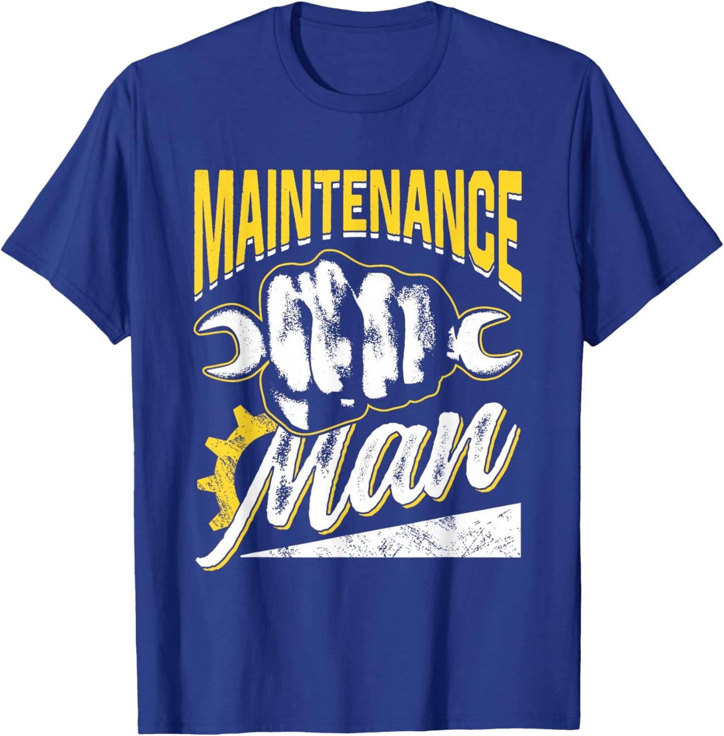 Maintenance Man Job Worker Men Technician Maintenance Man T-Shirt - T-Shirt | Royal