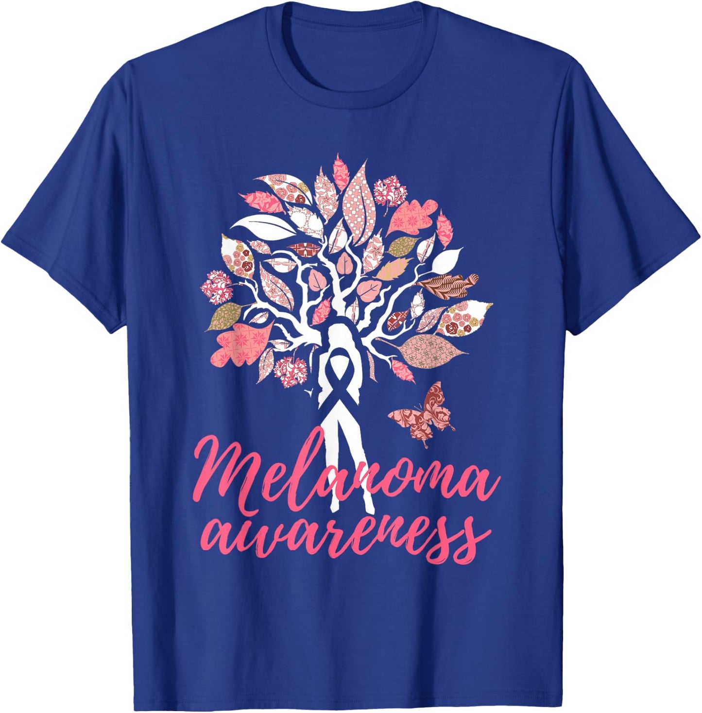 Melanoma Awareness Skin Cancer T-Shirt - T-Shirt | Royal