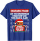 Insurance Fraud Ginger Jailhouse Christmas Xmas Gingerbread T-Shirt - T-Shirt | Royal