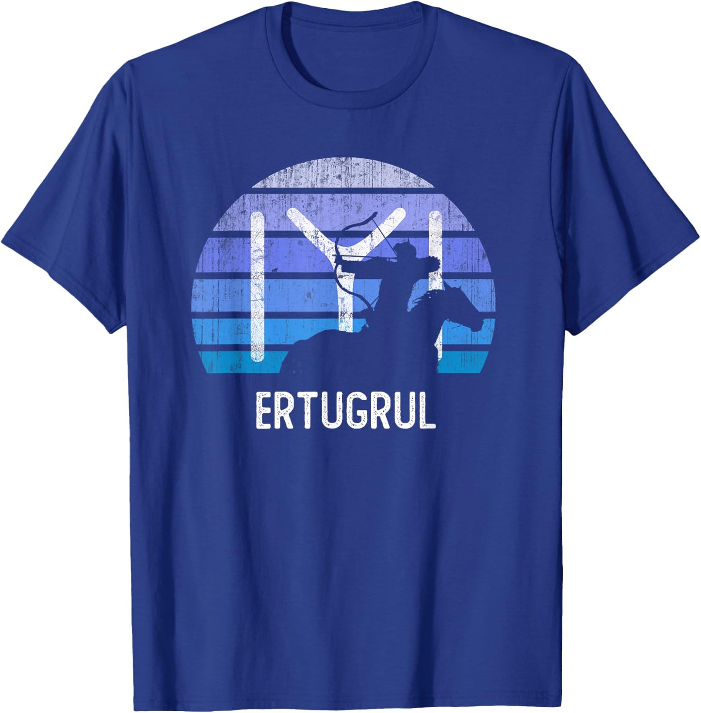Vintage Ertugrul Horse Archer Kayi Flag Symbol Horseman T-Shirt - T-Shirt | Royal