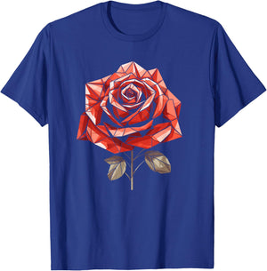 Red Rose Flower Gothic Floral - Goth T-Shirt - T-Shirt | Royal