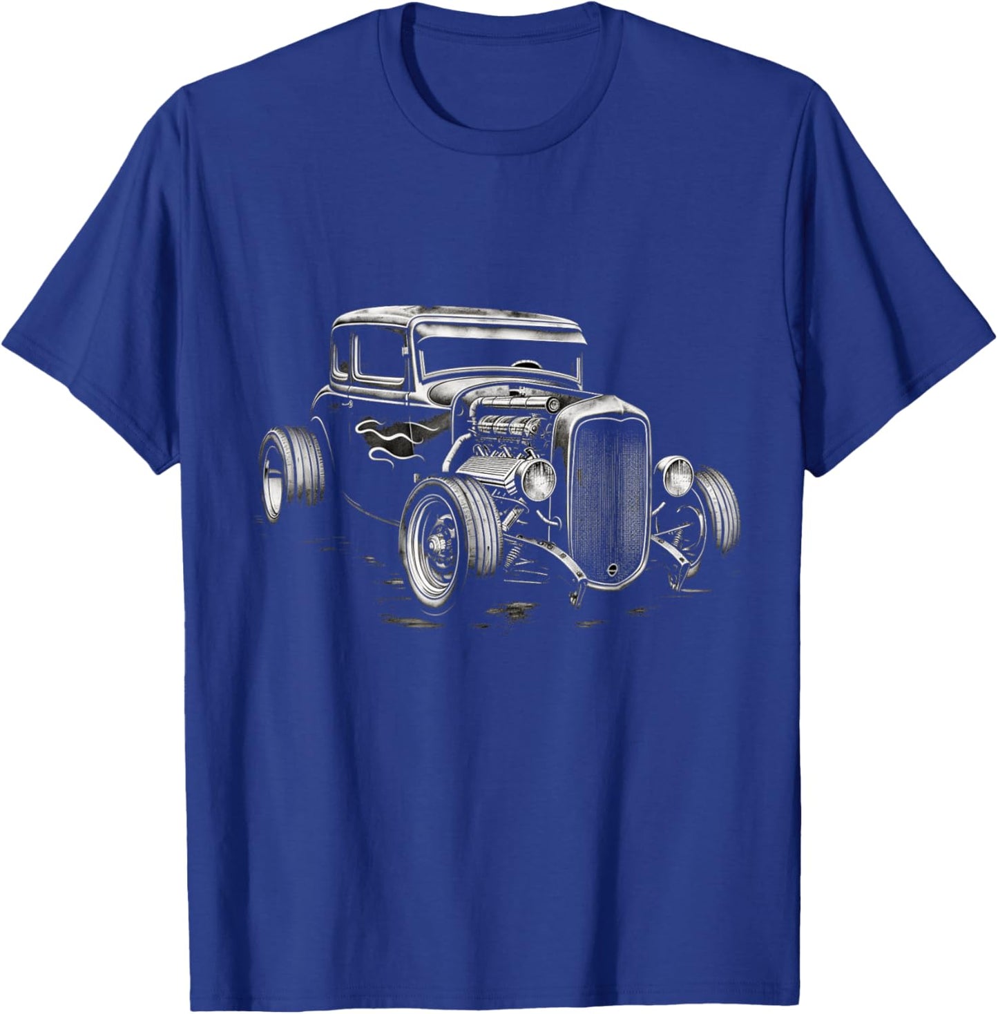 Vintage Hot Rod Rat Rod Classic Car Men T-Shirt - T-Shirt | Royal