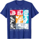 Woody Woodpecker Group Shot Panel Poster T-Shirt - T-Shirt | Royal