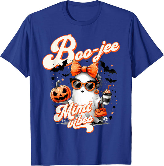 Cute Halloween Costume Boo jee Mimi Halloween Adult Women T-Shirt - T-Shirt | Royal