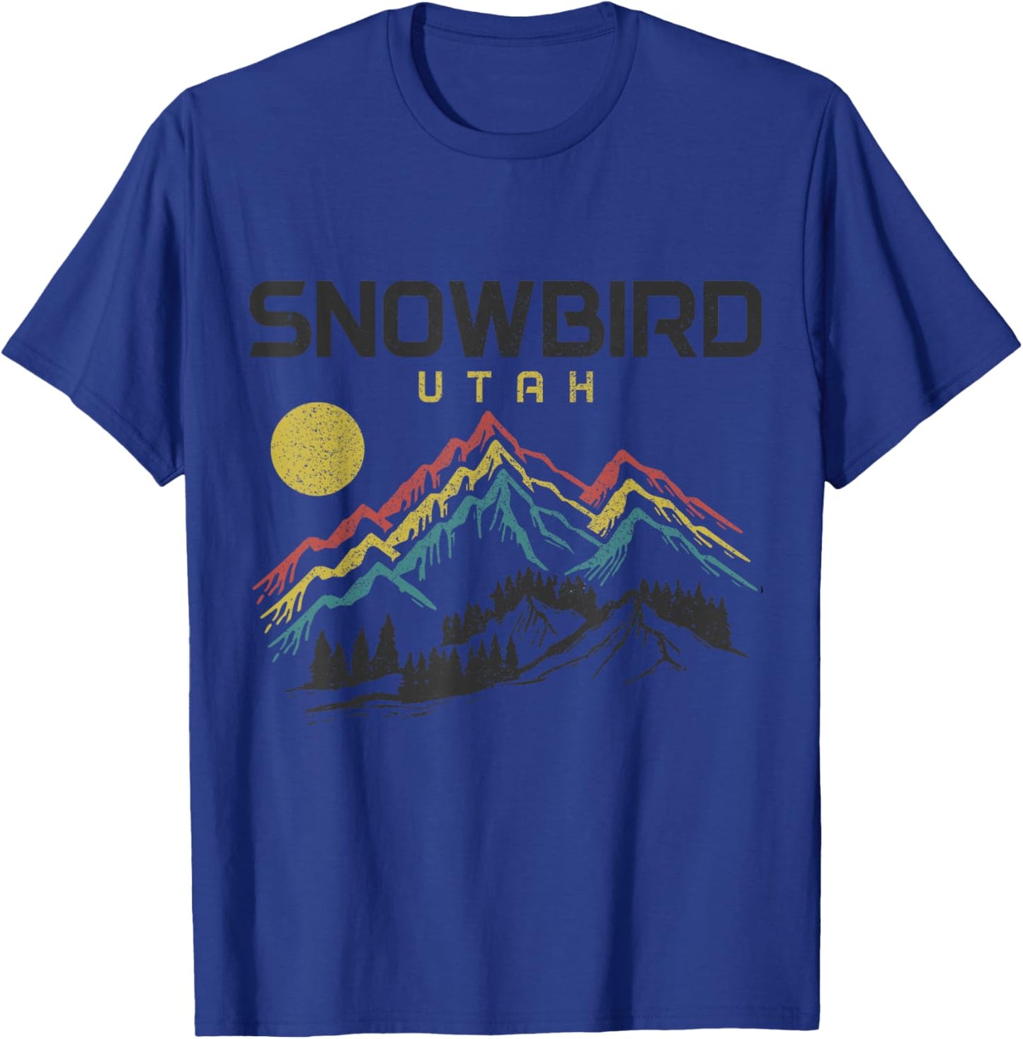 Snowbird Utah Ski Winter sports Skiing Skier T-Shirt - T-Shirt | Royal