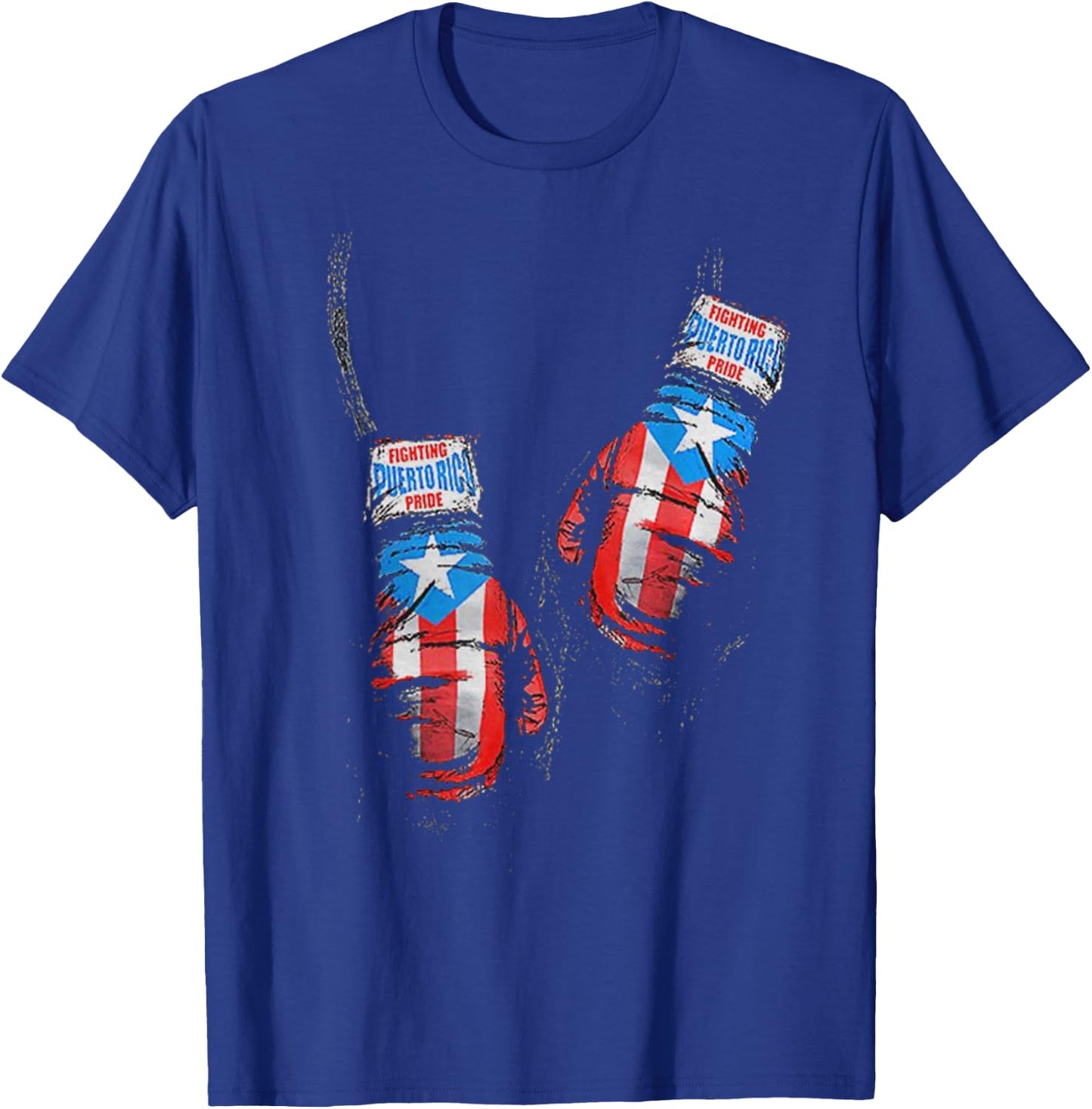 American Flag Boxing USA Gloves Gym Boxer Fitness Coach Men T-Shirt - T-Shirt | Royal