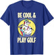 Unicorn Cool Play Golf Sports Golf Club Shades Sports Golfer T-Shirt - T-Shirt | Royal