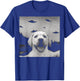 Alien UFO Selfie Labrador T-Shirt - T-Shirt | Royal