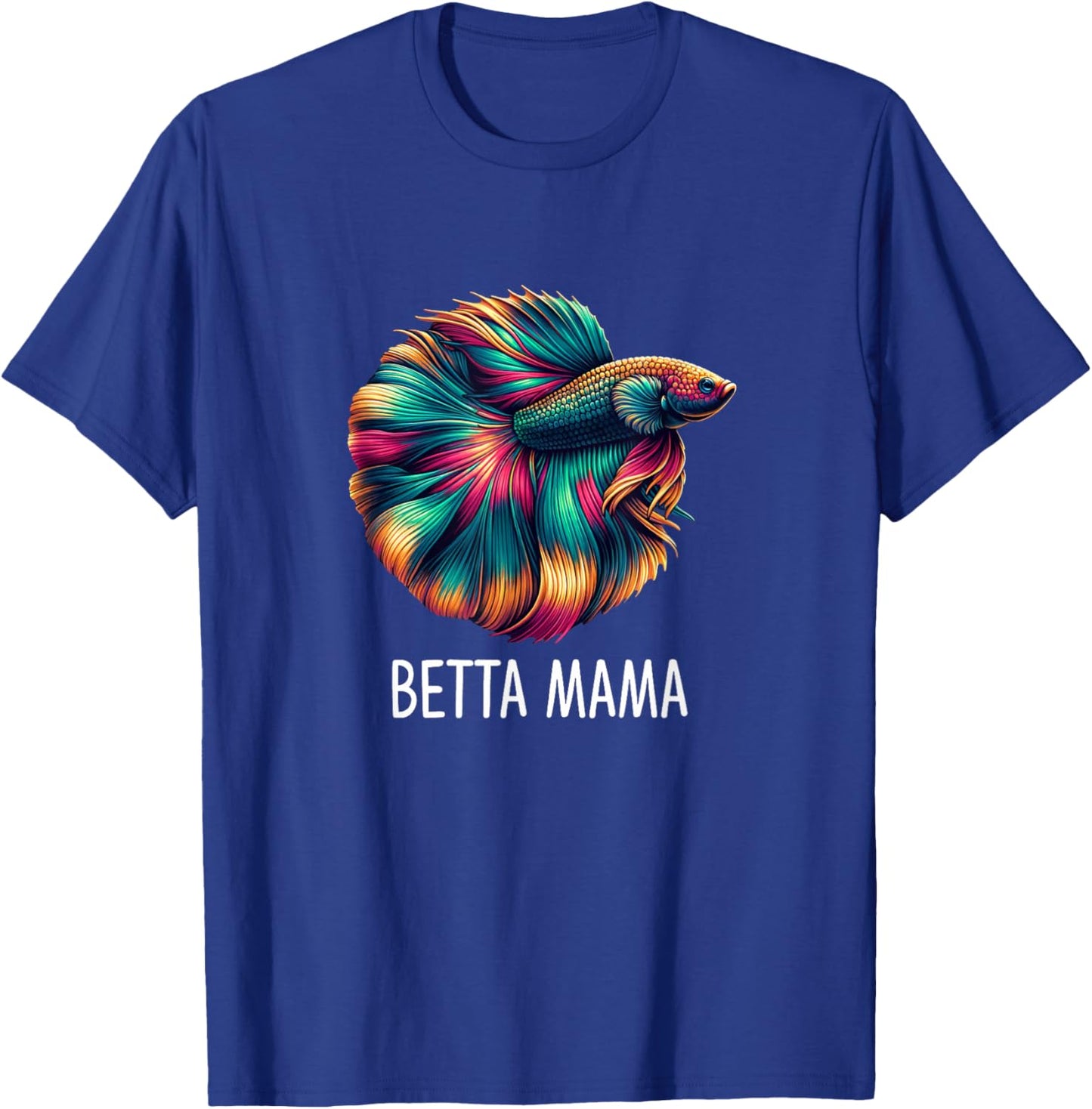 Beta Mama - Betta Fish Lover Mom T-Shirt - T-Shirt | Royal